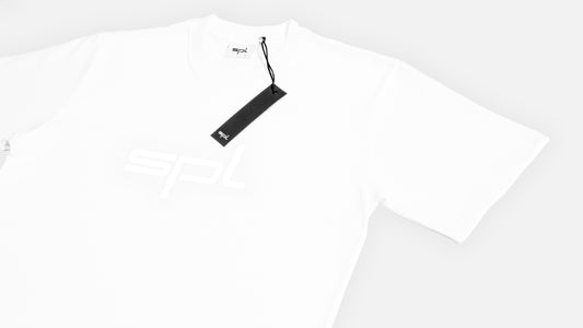 SPL White T-Shirt (White Logo)